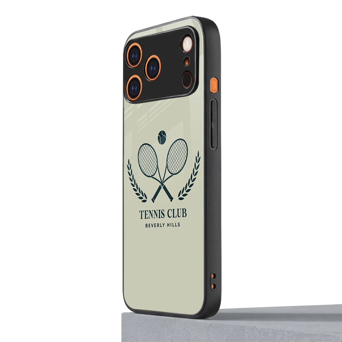 Tennis Club BH iphone 17 pro mobile cover | shockproof glass phone case