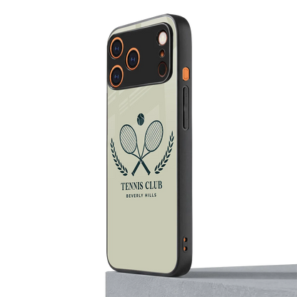 Tennis Club BH iphone 17 pro mobile cover | shockproof glass phone case