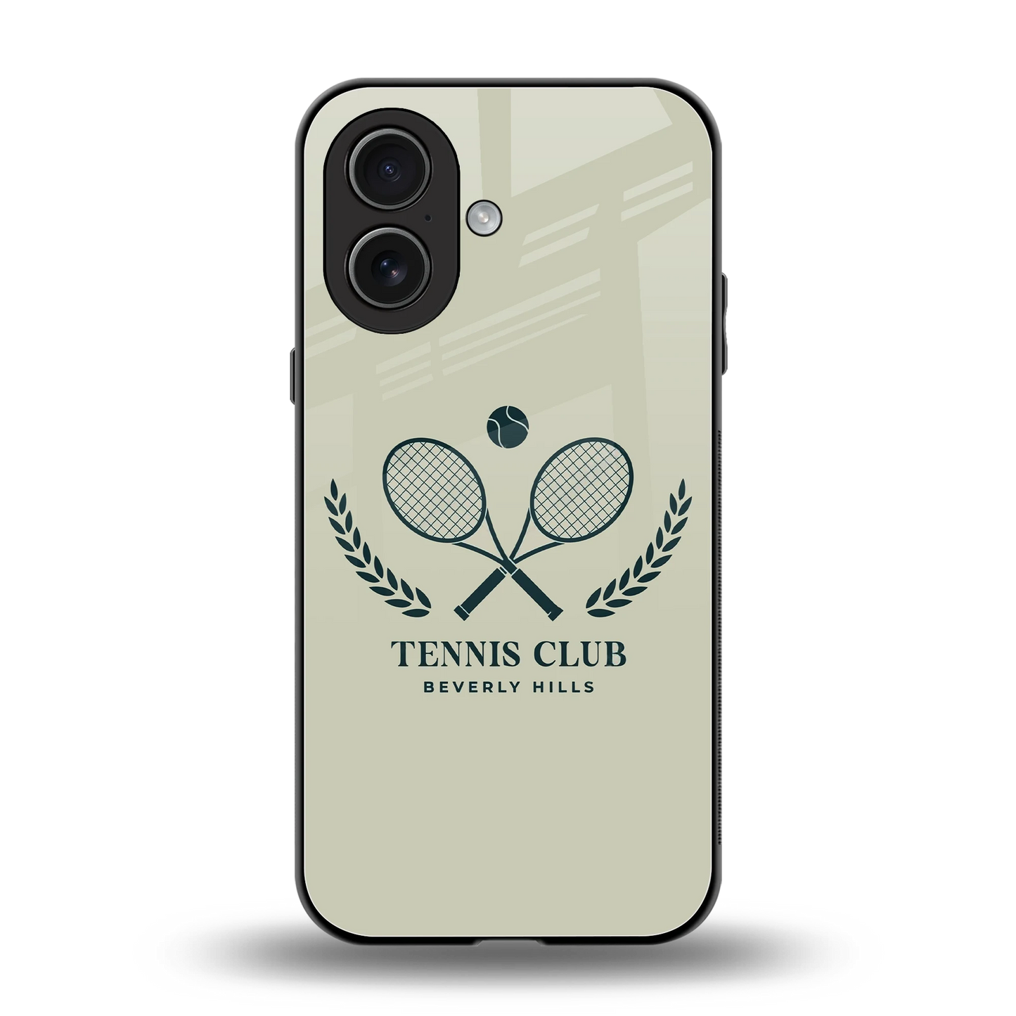 Tennis Club BH back phone cover | glass case for iphone 17