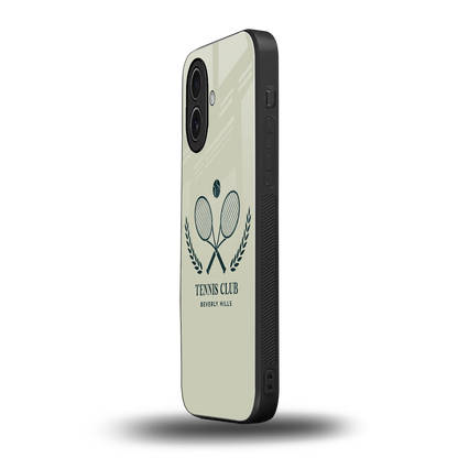Tennis Club BH iphone 17 mobile cover | shockproof glass phone case