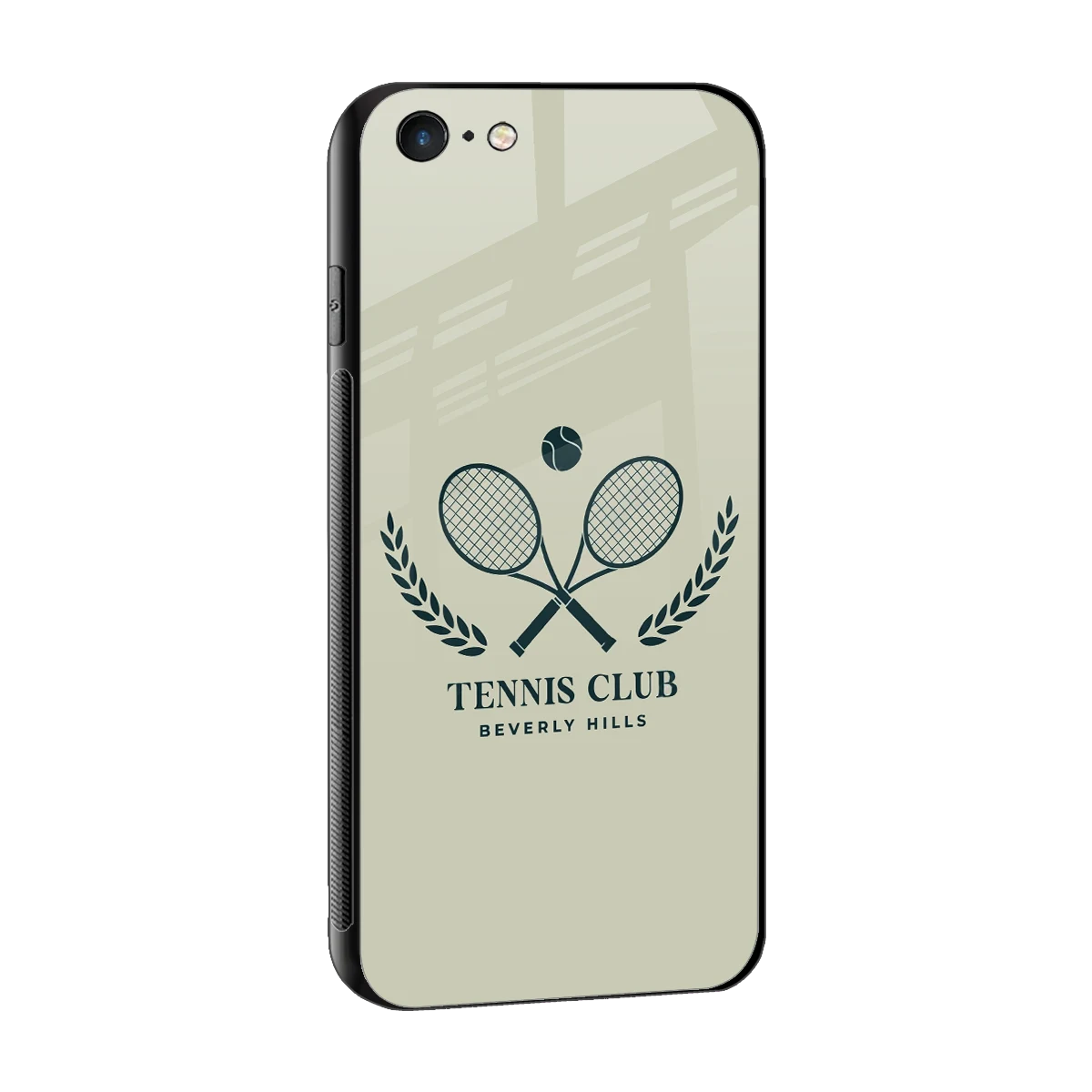 Tennis Club BH sleek iphone 6s cover with tempered glass back and TPU edges