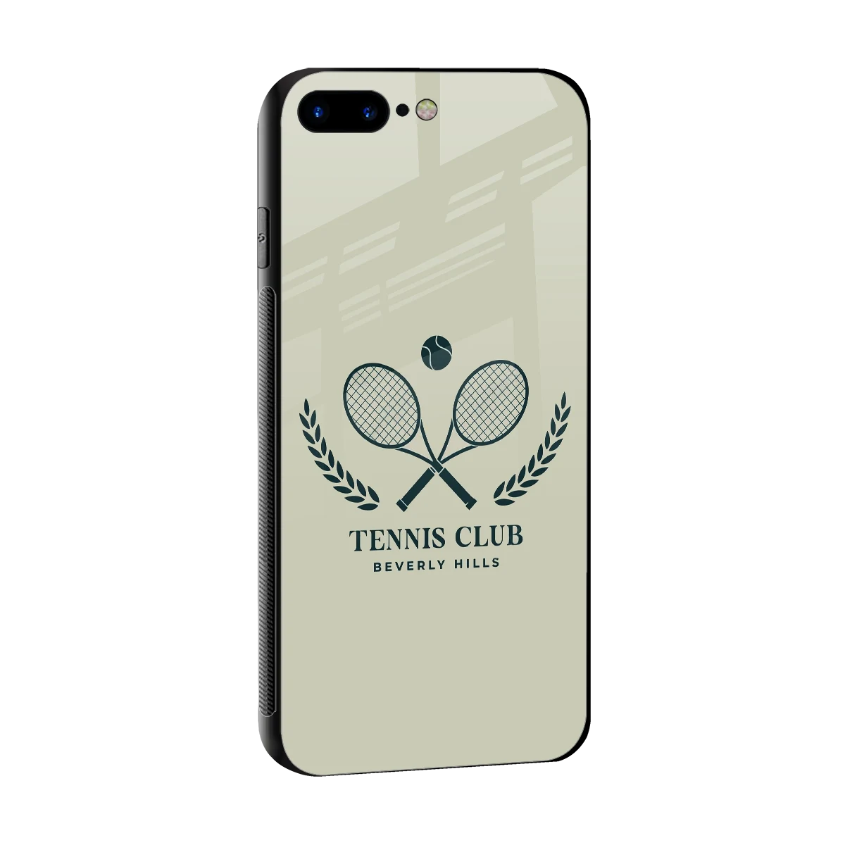 Tennis Club BH sleek iphone 8 plus cover with tempered glass back and TPU edges