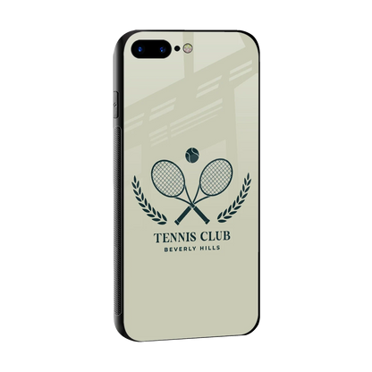 Tennis Club BH sleek iphone 8 plus cover with tempered glass back and TPU edges