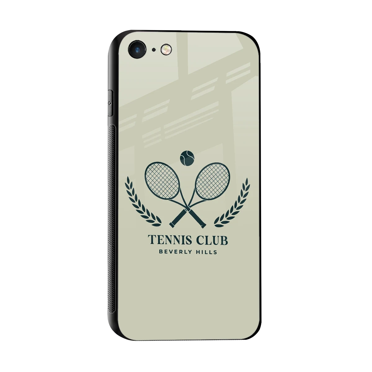 Tennis Club BH sleek iphone 7 cover with tempered glass back and TPU edges