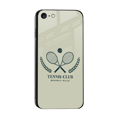 Tennis Club BH sleek iphone 7 cover with tempered glass back and TPU edges