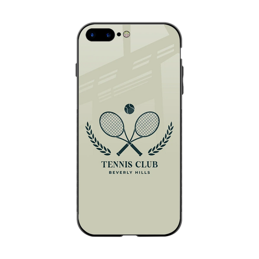 Tennis Club BH back phone cover | glass case for iphone 8 plus
