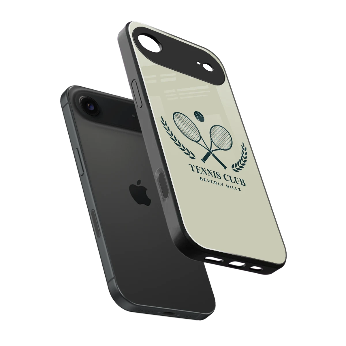 Tennis Club BH sleek iphone air cover with tempered glass back and TPU edges