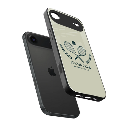 Tennis Club BH sleek iphone air cover with tempered glass back and TPU edges