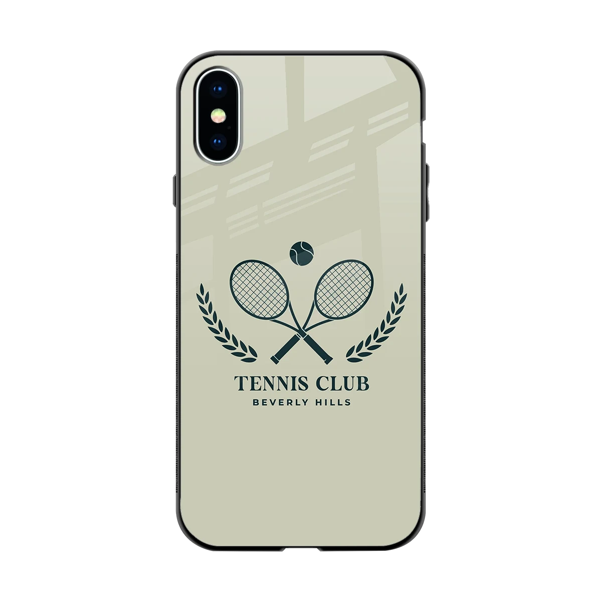 Tennis Club BH back phone cover | glass case for iphone x