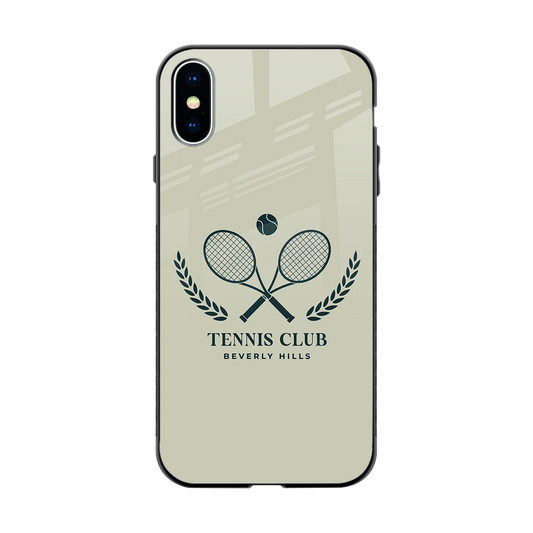 Tennis Club BH back phone cover | glass case for iphone x