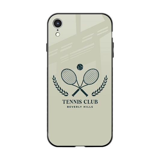 Tennis Club BH back phone cover | glass case for iphone xr