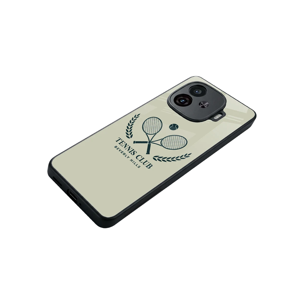 Tennis Club BH stylish phone case for iqoo neo 10r 5g | glossy glass and slim fit