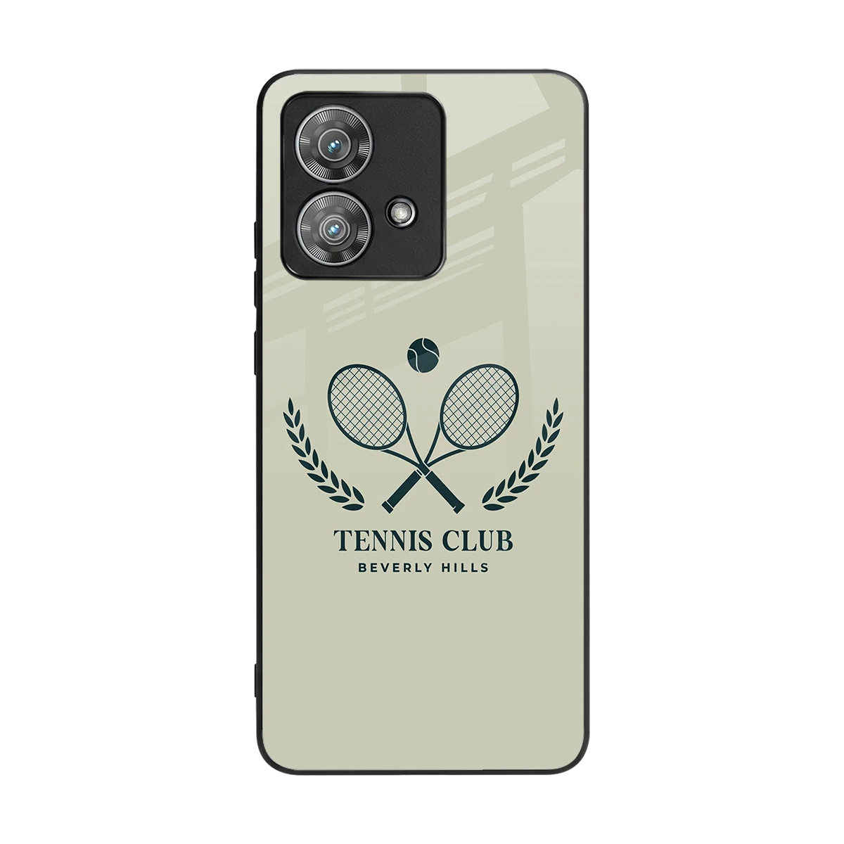 Tennis Club BH back phone cover | glass case for motorola edge 40 neo 5g