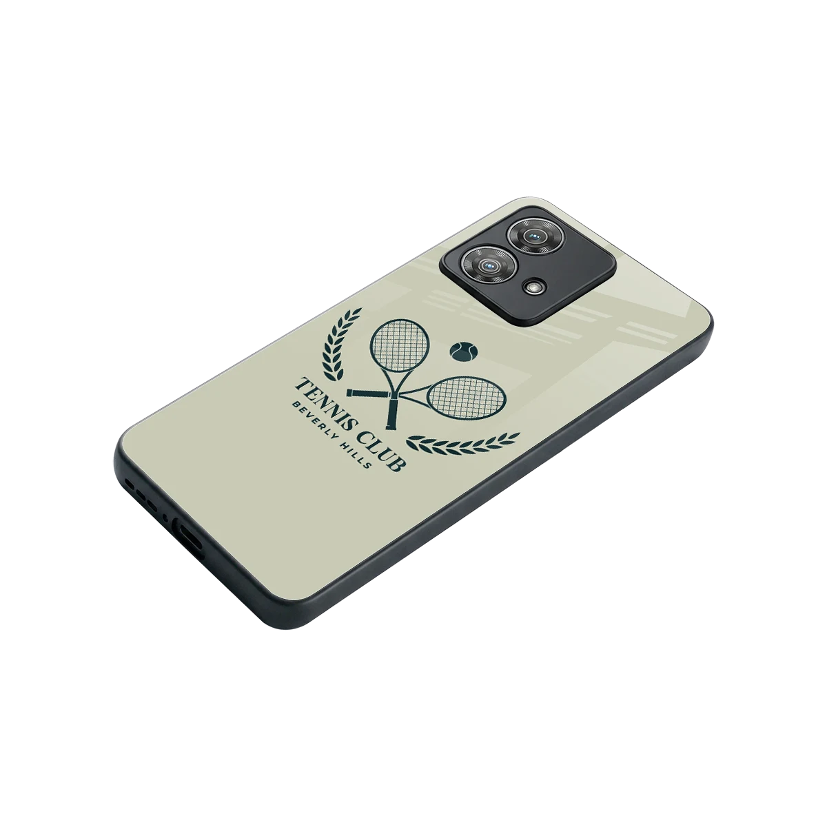 Tennis Club BH stylish phone case for motorola edge 40 neo 5g | glossy glass and slim fit