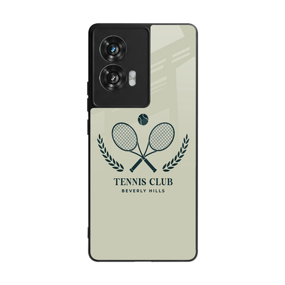 Tennis Club BH back phone cover | glass case for motorola edge 50 fusion