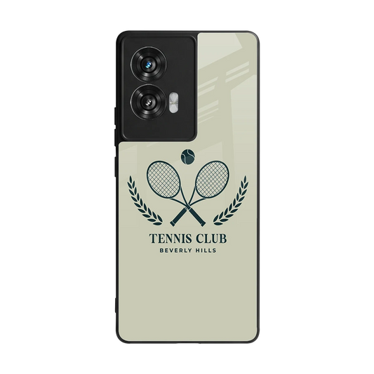 Tennis Club BH back phone cover | glass case for motorola edge 50 fusion