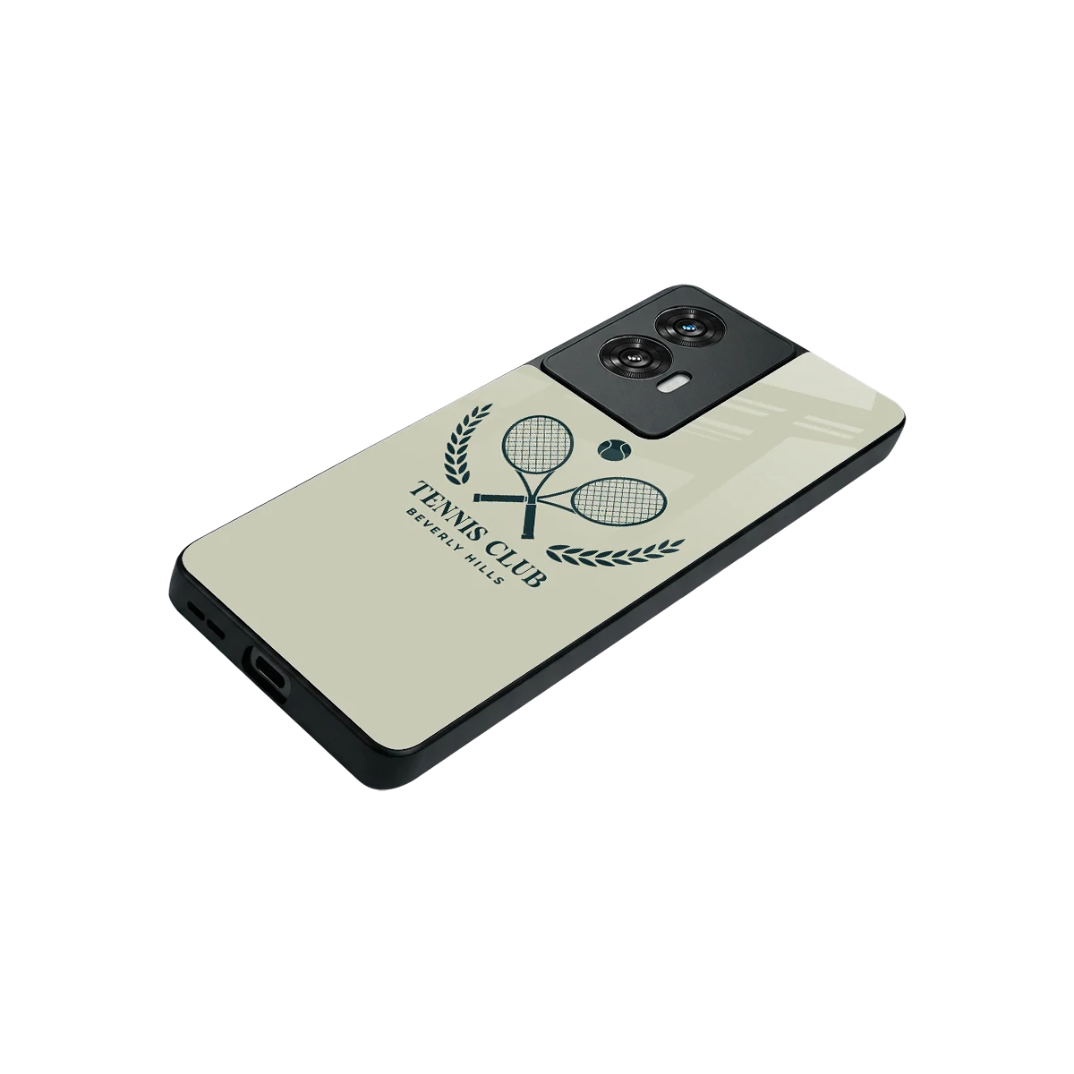Tennis Club BH stylish phone case for motorola edge 50 fusion | glossy glass and slim fit
