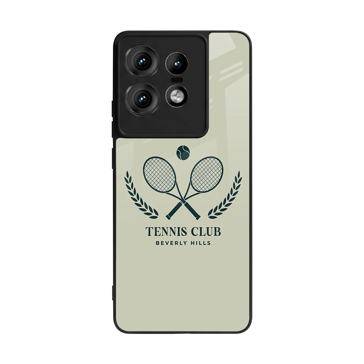 Tennis Club BH back phone cover | glass case for motorola edge 50 pro