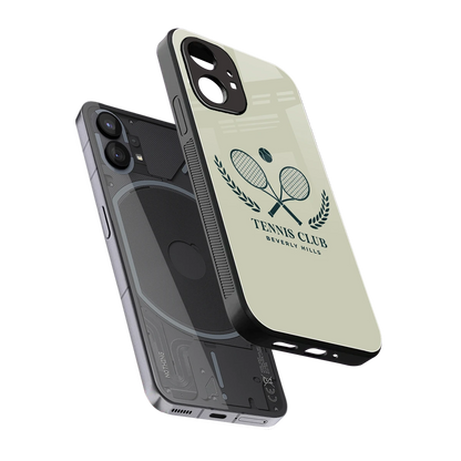 Tennis Club BH sleek nothing phone 1 cover with tempered glass back and TPU edges