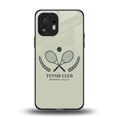 Tennis Club BH back phone cover | glass case for nothing phone 2