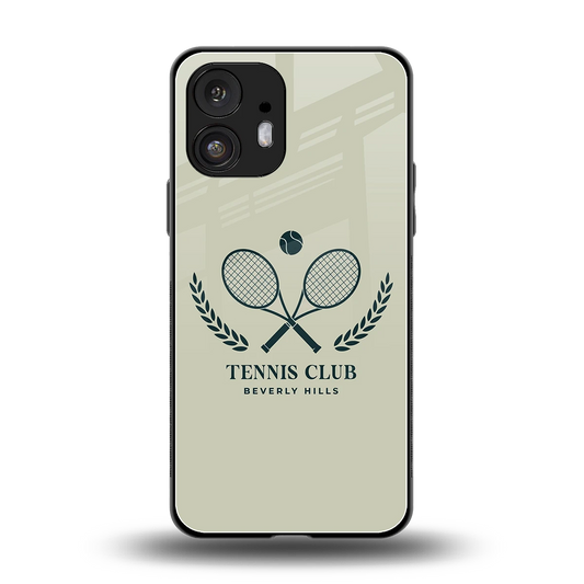 Tennis Club BH back phone cover | glass case for nothing phone 2