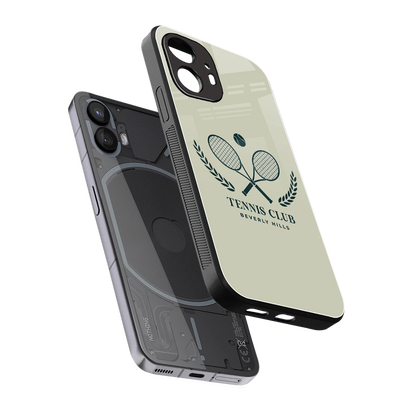 Tennis Club BH sleek nothing phone 2 cover with tempered glass back and TPU edges