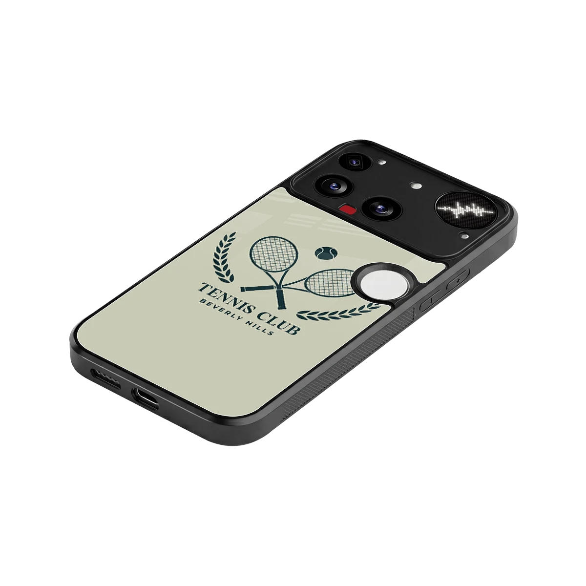 Tennis Club BH stylish phone case for nothing phone 3 | glossy glass and slim fit