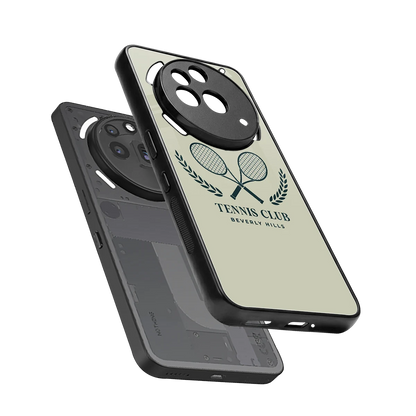 Tennis Club BH sleek nothing phone 3a pro cover with tempered glass back and TPU edges