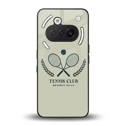 Tennis Club BH back phone cover | glass case for nothing phone 3a