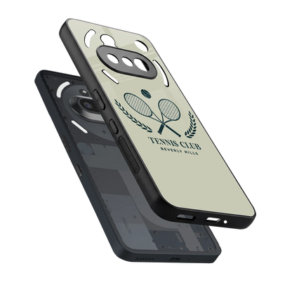 Tennis Club BH sleek nothing phone 3a cover with tempered glass back and TPU edges