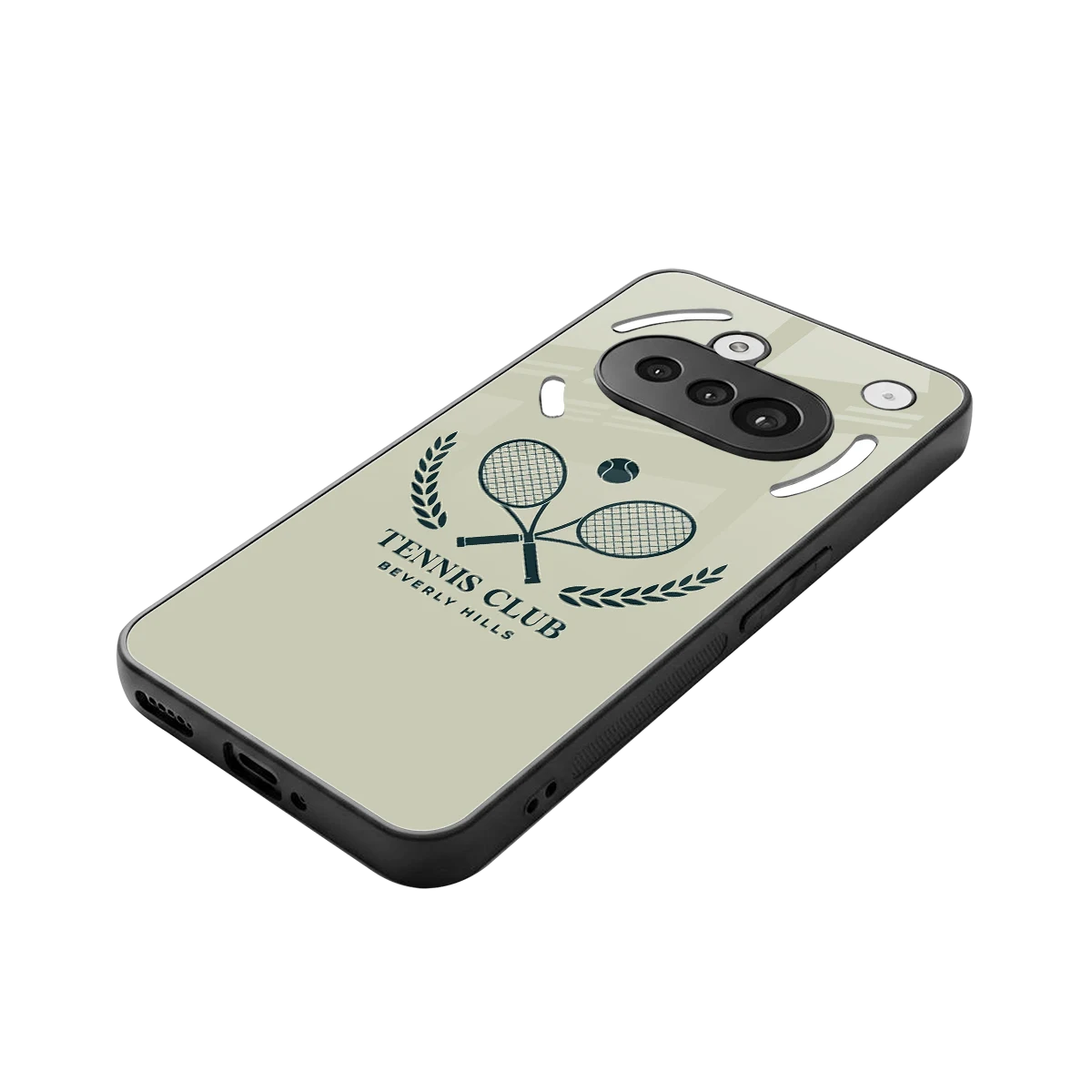 Tennis Club BH stylish phone case for nothing phone 3a | glossy glass and slim fit
