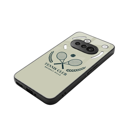 Tennis Club BH stylish phone case for nothing phone 3a | glossy glass and slim fit