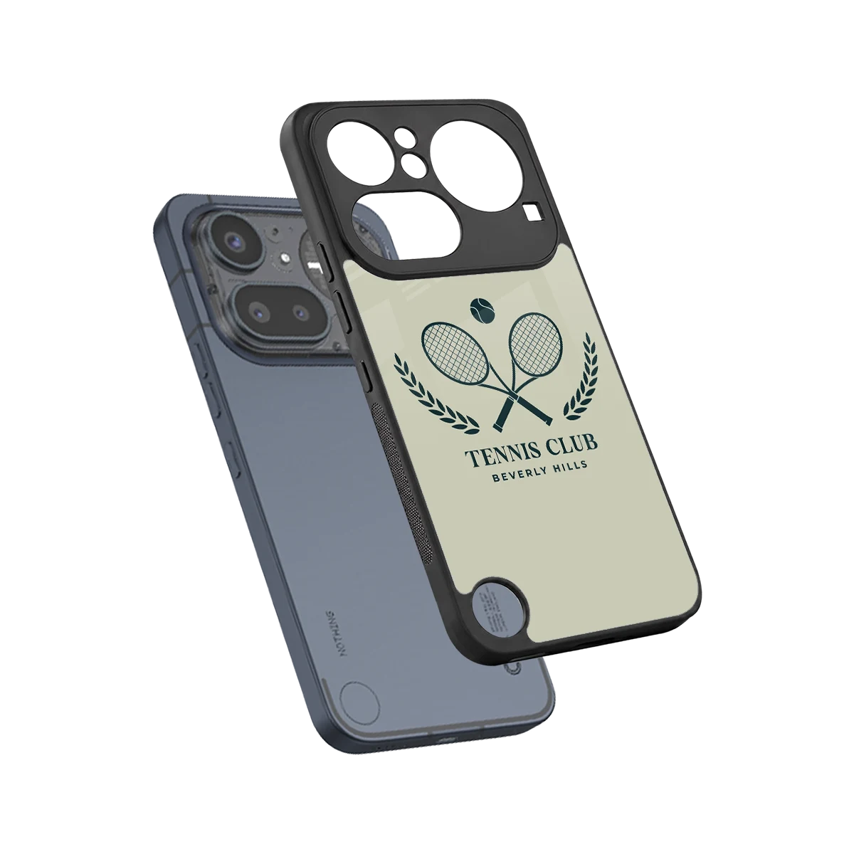 Tennis Club BH sleek nothing phone 4a pro cover with tempered glass back and TPU edges