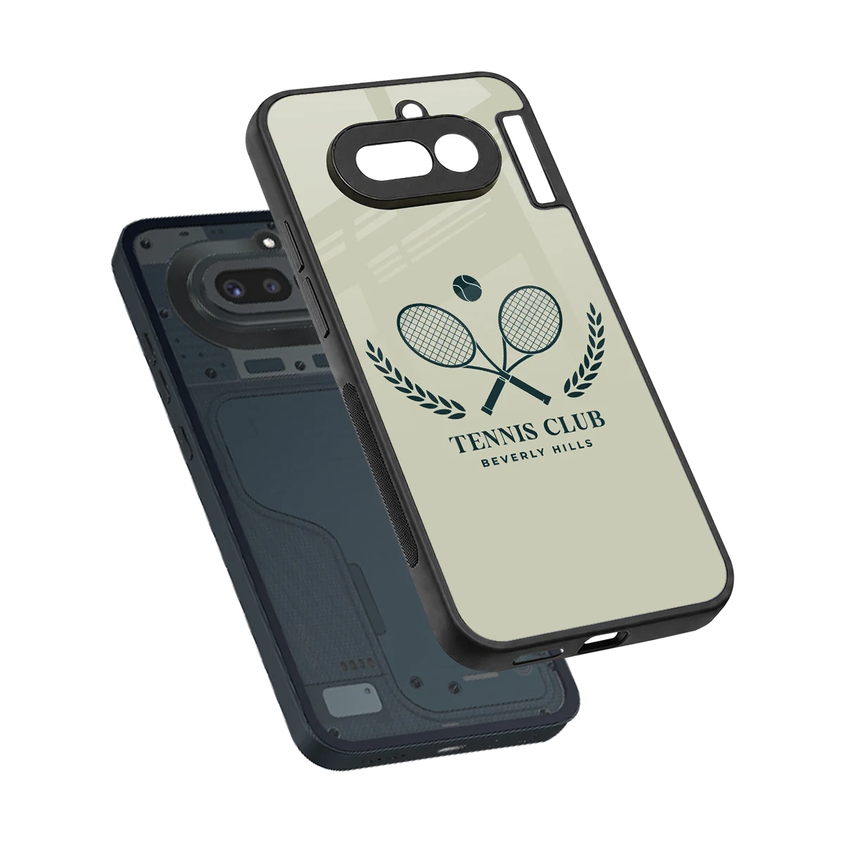 Tennis Club BH sleek nothing phone 4a cover with tempered glass back and TPU edges