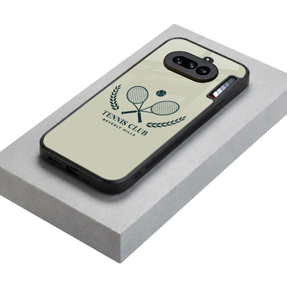 Tennis Club BH stylish phone case for nothing phone 4a | glossy glass and slim fit