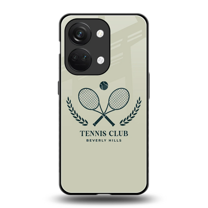 Tennis Club BH back phone cover | glass case for oneplus nord 3