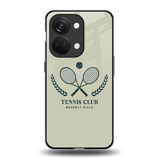 Tennis Club BH back phone cover | glass case for oneplus nord 3