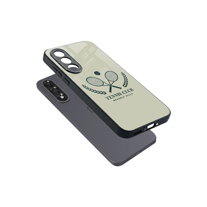 Tennis Club BH sleek oneplus nord 5 cover with tempered glass back and TPU edges