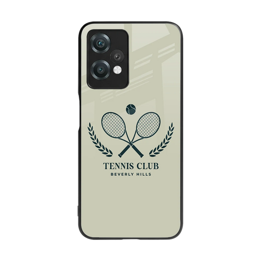 Tennis Club BH back phone cover | glass case for oneplus nord ce 2 lite