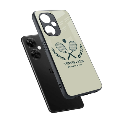 Tennis Club BH sleek oneplus nord ce 3 lite cover with tempered glass back and TPU edges