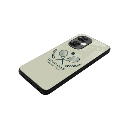 Tennis Club BH stylish phone case for oneplus nord ce 3 lite | glossy glass and slim fit