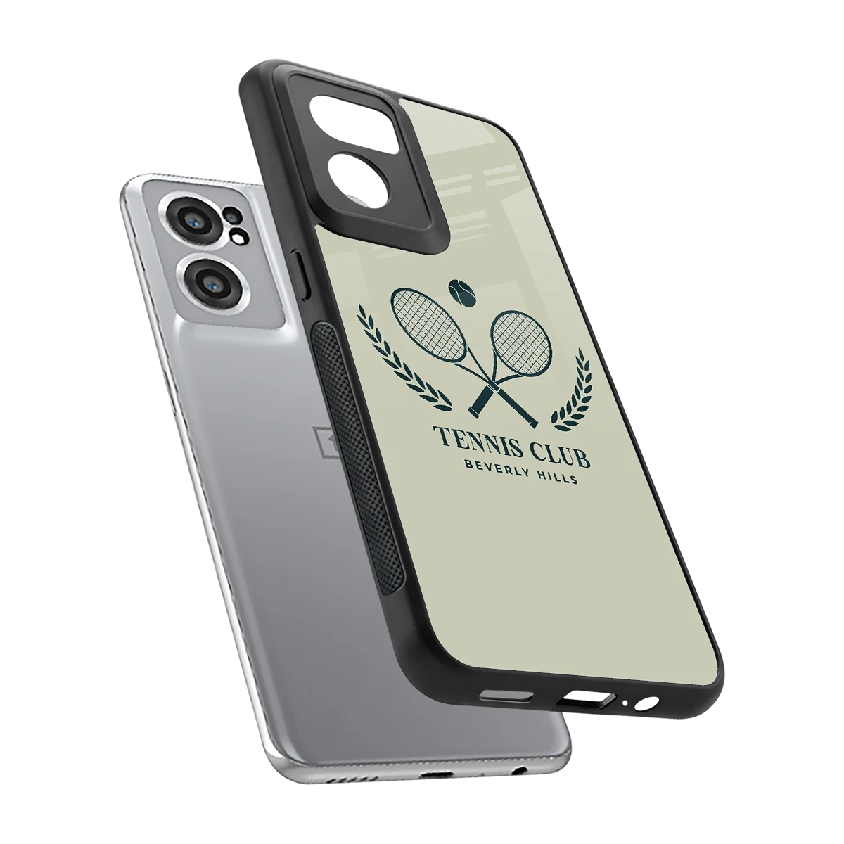 Tennis Club BH sleek oneplus nord ce 2 cover with tempered glass back and TPU edges