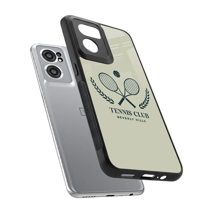 Tennis Club BH sleek oneplus nord ce 2 cover with tempered glass back and TPU edges
