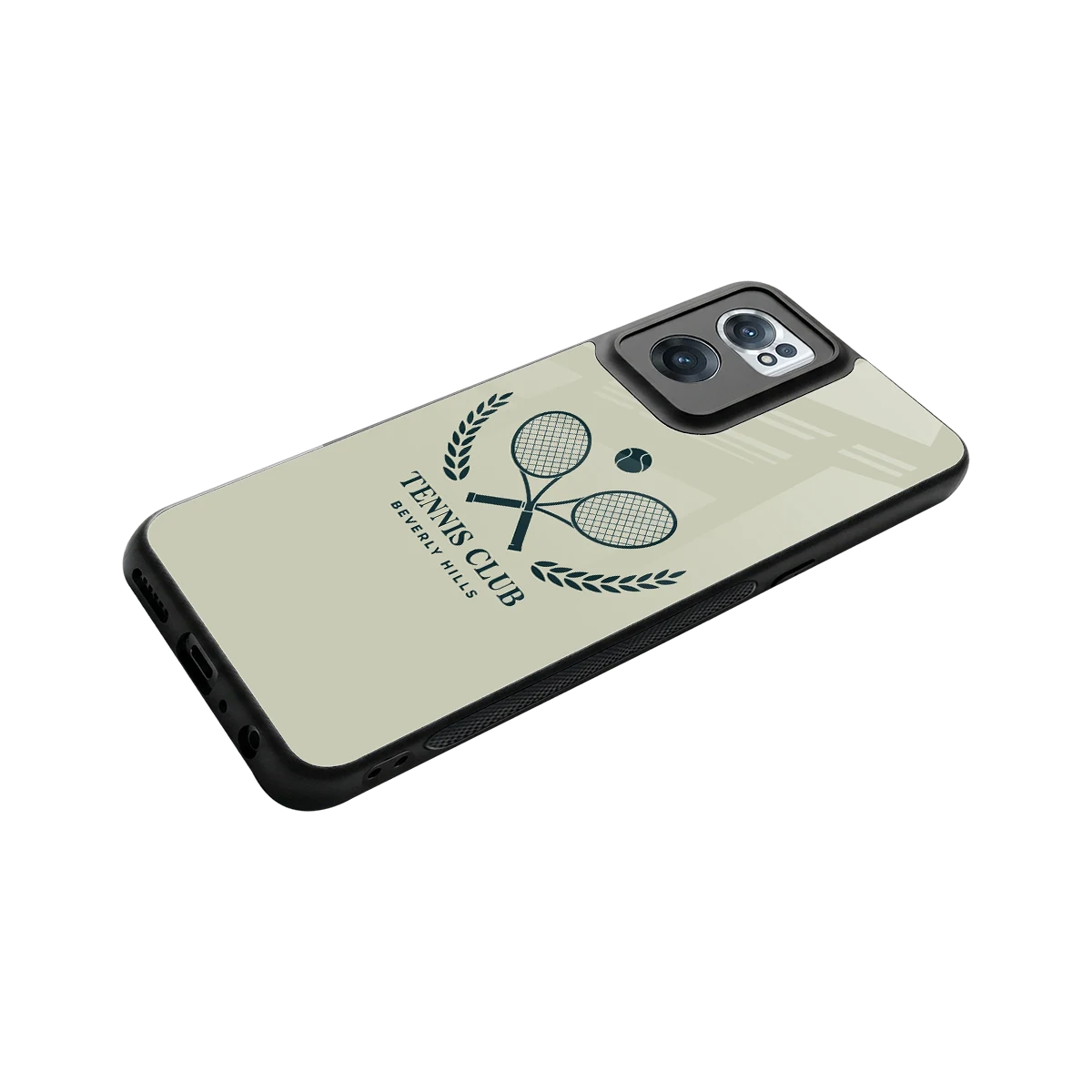 Tennis Club BH stylish phone case for oneplus nord ce 2 | glossy glass and slim fit
