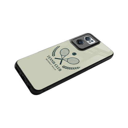 Tennis Club BH stylish phone case for oneplus nord ce 2 | glossy glass and slim fit