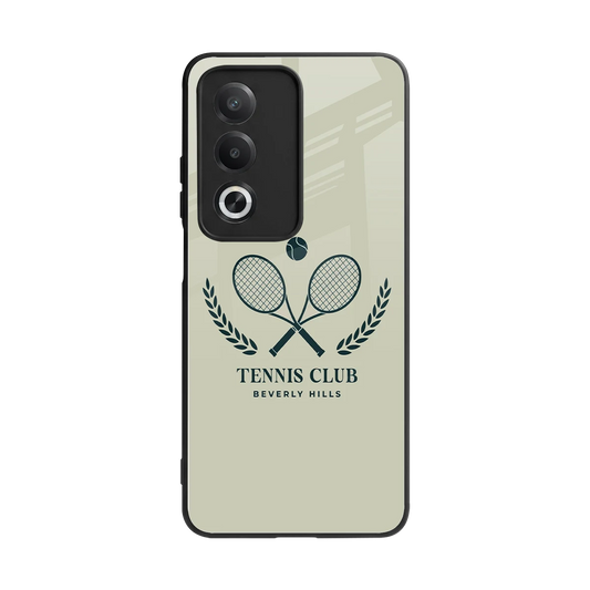 Tennis Club BH back phone cover | glass case for oppo a3 pro
