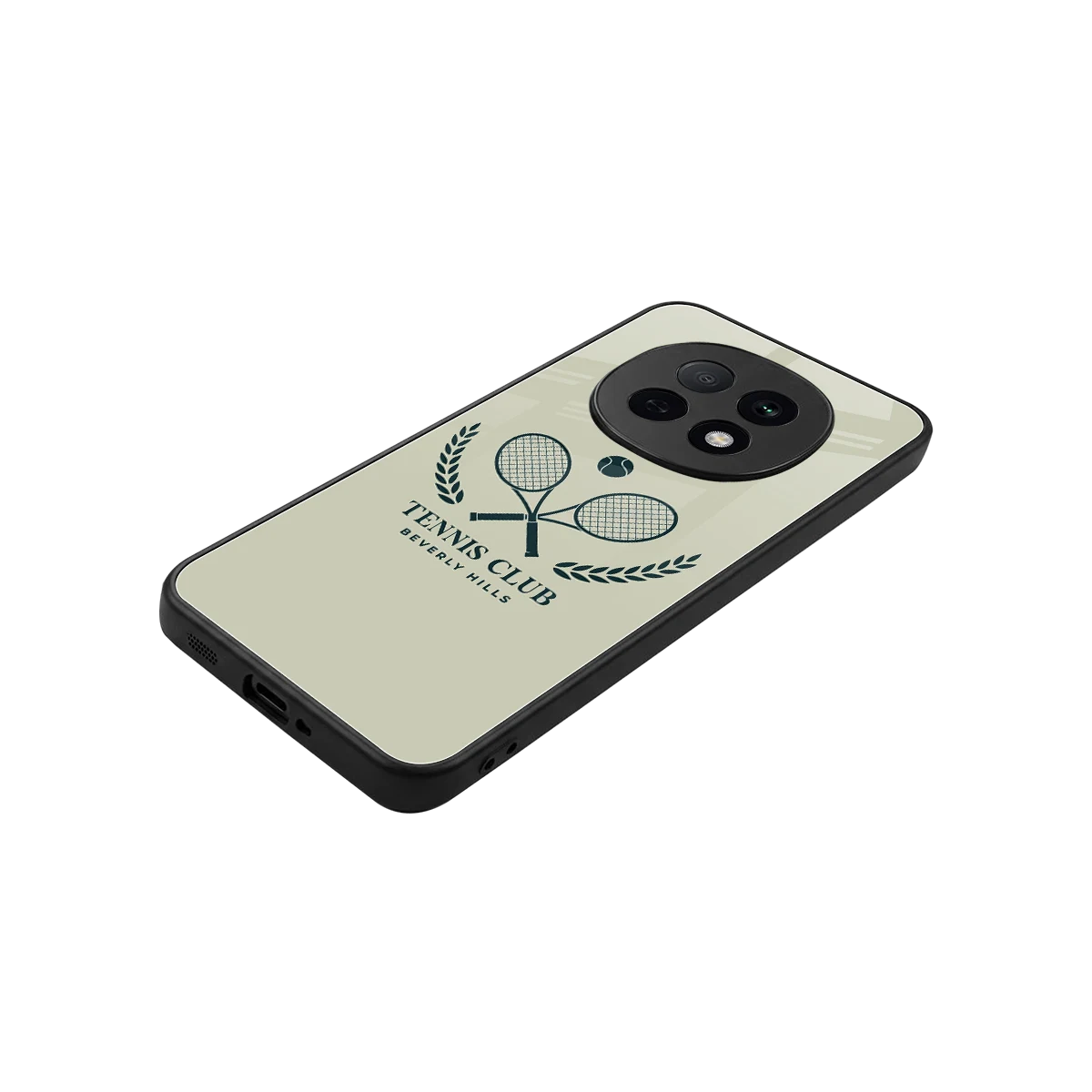 Tennis Club BH stylish phone case for oppo f29 pro 5g | glossy glass and slim fit