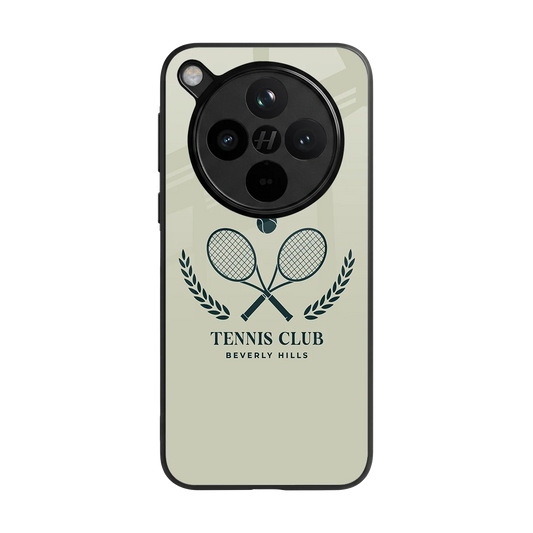 Tennis Club BH back phone cover | glass case for oppo find x8