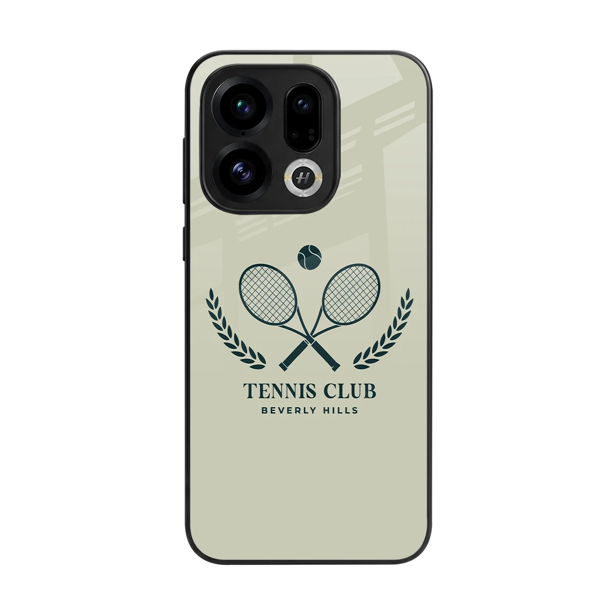 Tennis Club BH back phone cover | glass case for oppo find x9