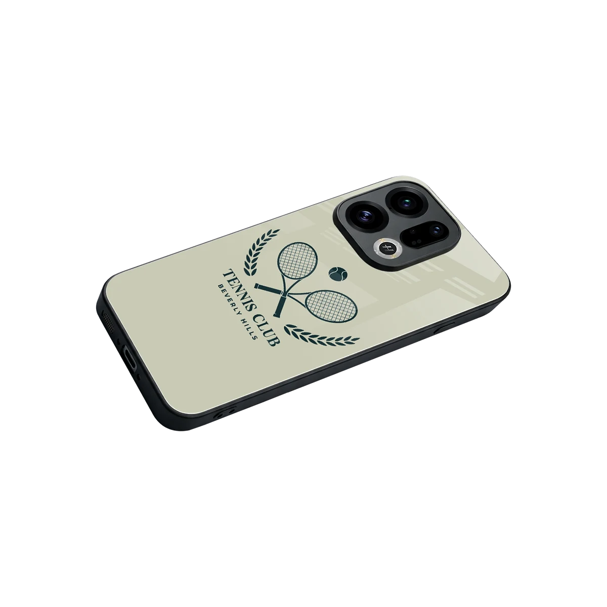 Tennis Club BH stylish phone case for oppo find x9 | glossy glass and slim fit